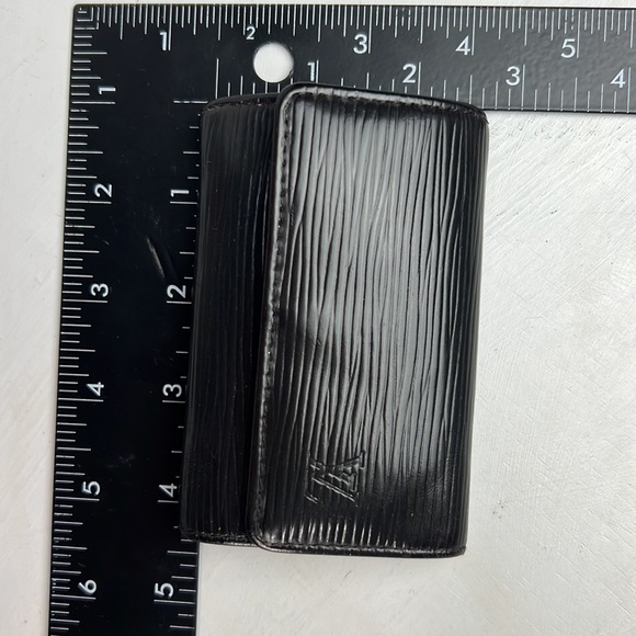 Auth. LV Louis Vuitton Black Epi Multicles 6 Key Ring Hoop Wallet unisex - Picture 16 of 17